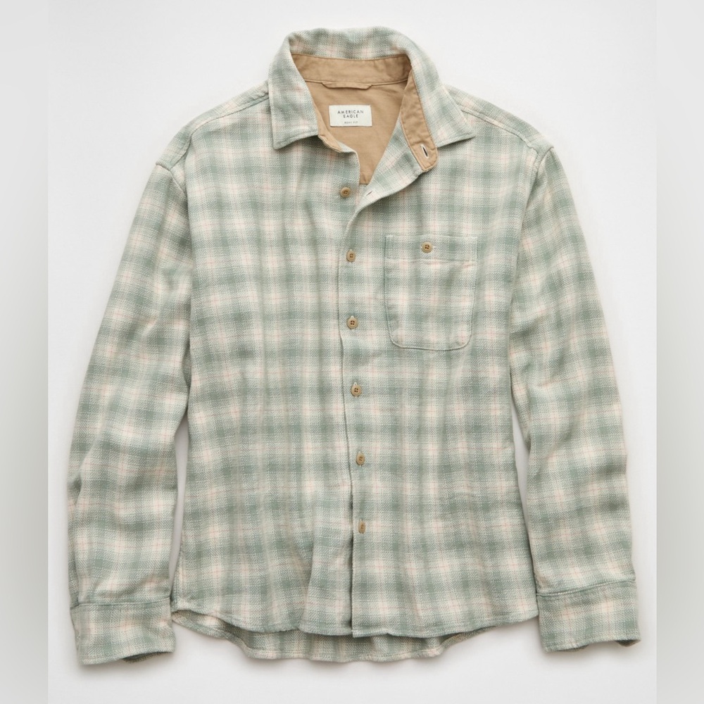 American Eagle Outfitters Men’s Lightweight Flannel Shirt